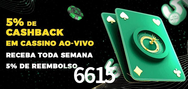 Promoções do cassino ao Vivo 6615